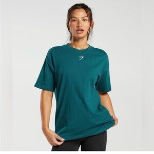 Gymshark Tshirt- Teal -Small